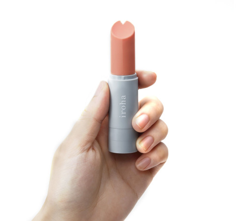 Вибратор-помада IROHA STICK Grey, плавное увеличение мощности