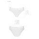 Трусики с прозрачной вставкой Passion PS002 PANTIES white, size M