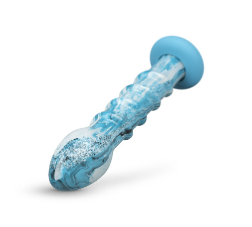 Скляний дилдо Gildo - Ocean Wave Glass Dildo