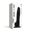 Реалістичний фалоімітатор Strap-On-Me SOFT REALISTIC DILDO Black - Size S