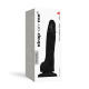 Реалістичний фалоімітатор Strap-On-Me SOFT REALISTIC DILDO Black - Size S