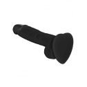 Реалістичний фалоімітатор Strap-On-Me SOFT REALISTIC DILDO Black - Size S