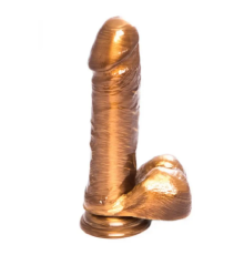 Фаллоимитатор золотой Chisa Dark muscle