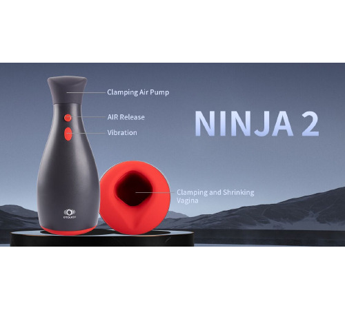 Мастурбатор Otouch NINJA 2, 7 режимів вібрації, ефект стиснення