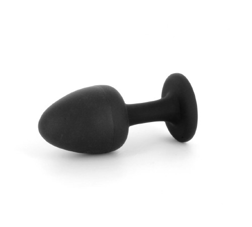 Анальная пробка Dorcel Geisha Plug Diamond M с шариком внутри, создает вибрации, макс. диаметр 3,2см