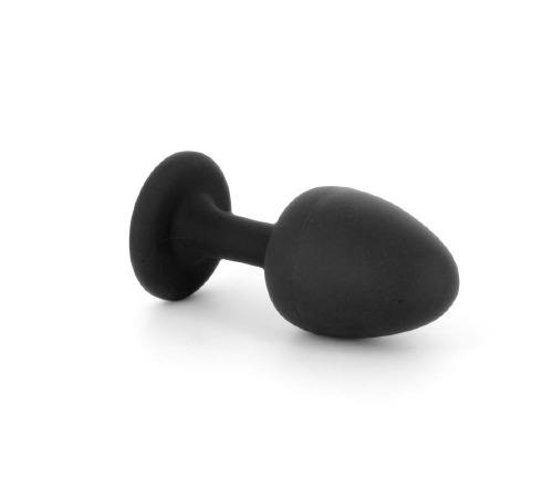 Анальная пробка Dorcel Geisha Plug Diamond M с шариком внутри, создает вибрации, макс. диаметр 3,2см