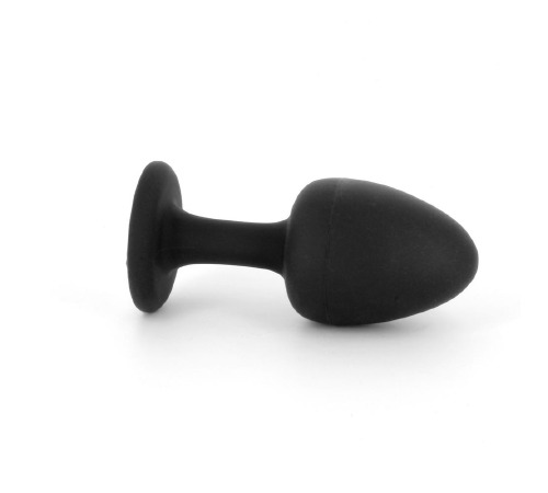 Анальная пробка Dorcel Geisha Plug Diamond M с шариком внутри, создает вибрации, макс. диаметр 3,2см