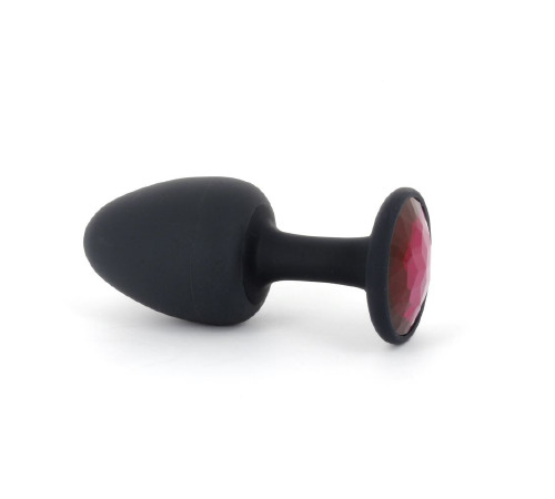 Анальна пробка Dorcel Geisha Plug Ruby M з кулькою всередині, створює вібрації, макс. діаметр 3,2см