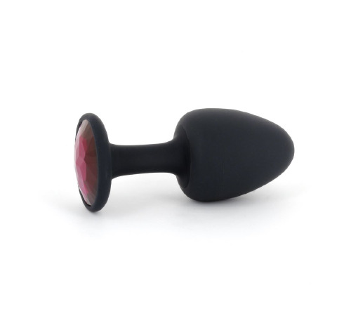 Анальна пробка Dorcel Geisha Plug Ruby M з кулькою всередині, створює вібрації, макс. діаметр 3,2см