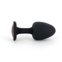 Анальная пробка Dorcel Geisha Plug Ruby L с шариком внутри, создает вибрации, макс. диаметр 4см