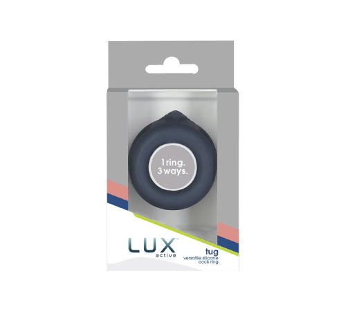 Двойное эрекционное кольцо LUX Active – Tug – Versatile Silicone Cock Ring