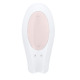 Смарт-вибратор для пар Satisfyer Double Joy White с широким клиторальным стимулятором