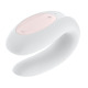 Смарт-вибратор для пар Satisfyer Double Joy White с широким клиторальным стимулятором