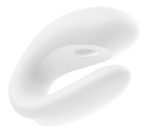 Смарт-вибратор для пар Satisfyer Double Joy White с широким клиторальным стимулятором