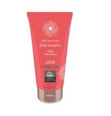 Съедобный лубрикант SHIATSU Love Клубника, 75 мл 