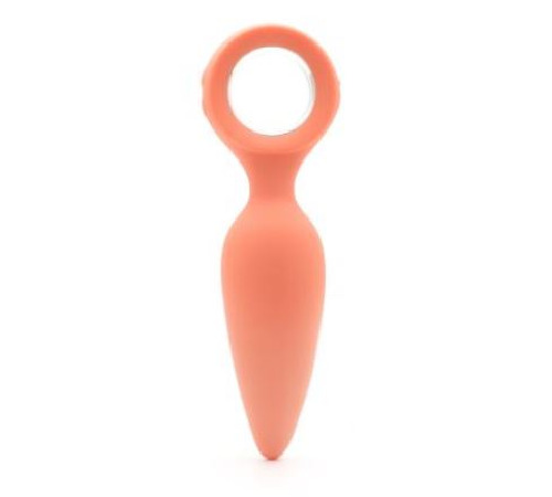 Анальна вібропробка KISTOY Orville Orange, діаметр 3 см