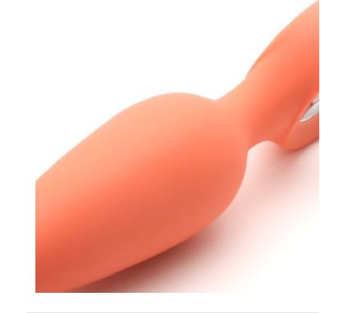 Анальна вібропробка KISTOY Orville Orange, діаметр 3 см