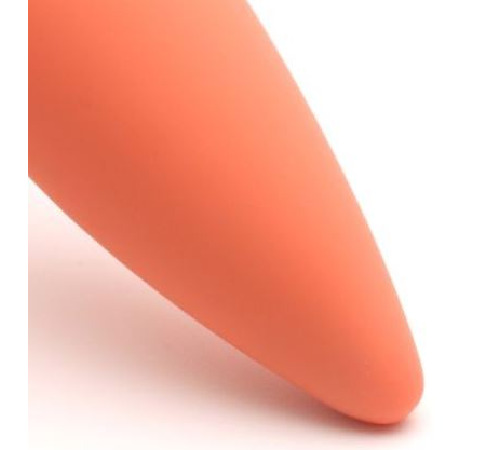 Анальна вібропробка KISTOY Orville Orange, діаметр 3 см