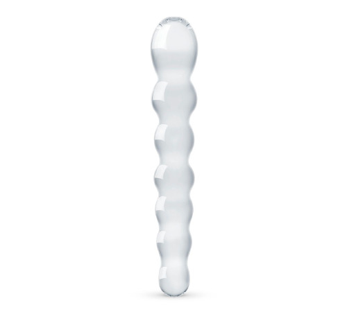 Стеклянный дилдо в виде бусин Gildo Glass Dildo No. 19