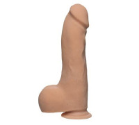 Фаллоимитатор Doc Johnson The D - Master D - 10.5 Inch With Balls - ULTRASKYN, диаметр 7,6см