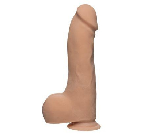 Фаллоимитатор Doc Johnson The D - Master D - 10.5 Inch With Balls - ULTRASKYN, диаметр 7,6см