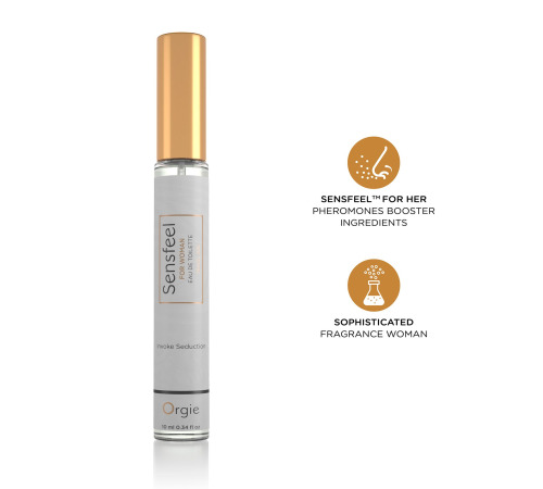 Женские духи с феромонами Orgie – Sensfeel for Woman Travel Size (10 мл), цветочно-фруктовый аромат