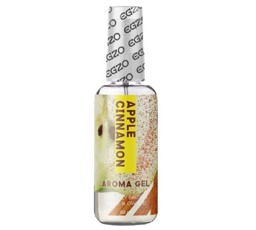 Їстівний гель-лубрикант EGZO AROMA GEL - Apple Cinnamon, 50 мл