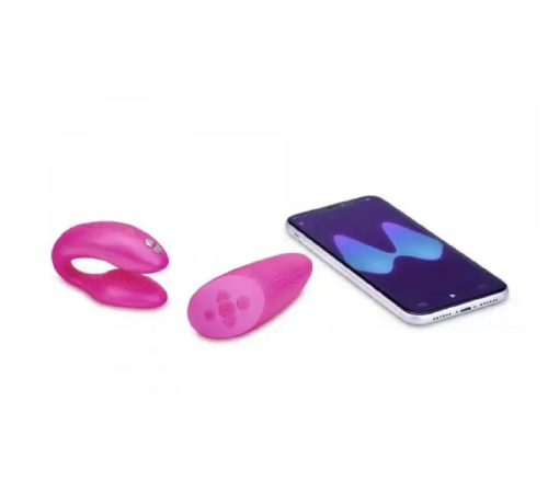 Вібромасажер для пар We-Vibe Chorus, Pink