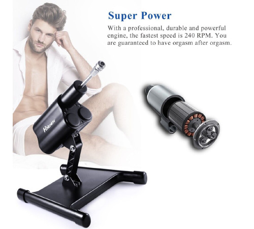 Смарт секс-машина Hismith AK-03 Sex Machine APP з фалоімітатором, особливо стійка, не потребує склад