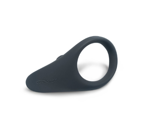 Смарт-виброкольцо под одежду VERGE BY WE-VIBE SLATE, охватывает пенис и мошонку, 10 режимов