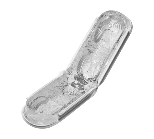Мастурбатор Tenga Flip Zero Gravity White, изменяемая интенсивность стимуляции, раскладной