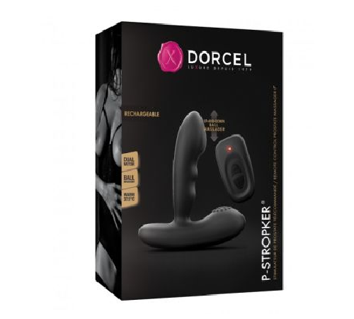 Массажеры простаты Dorcel P-Stroker с пультом ДУ, подогревом и точечным массажем, два мотора