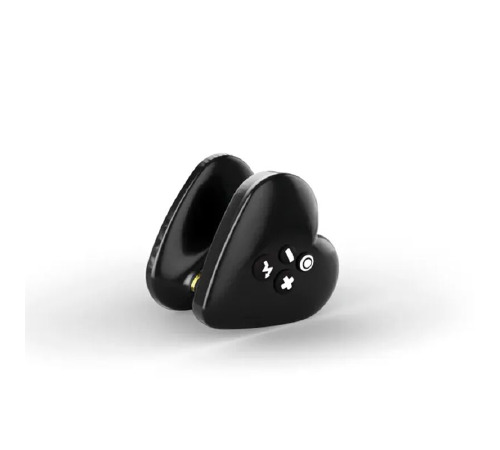 Вибратор для клитора с электростимуляцией Mystim Heart´s Desire Black Edition