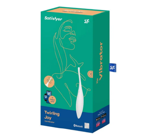 Вібратор з цілеспрямованою стимуляцією Satisfyer Twirling Joy White