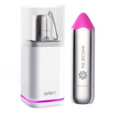 Вибропуля Leten The Second pretty pink с индукционной зарядкой, водонепроницаемая, очень мощная