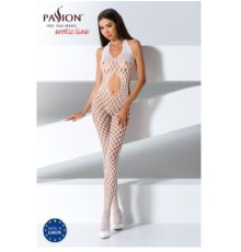 Сексуальний бодістокінг Passion BS065 One Size, White, комбінезон, велика сітка