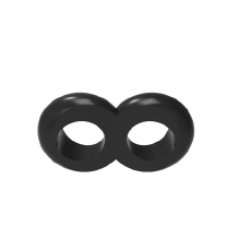 CH38180 Эрекционное кольцо черное восьмерка Get lock Chisa