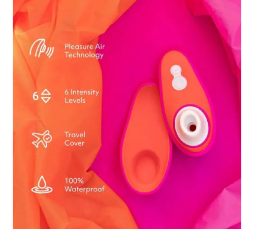 Бесконтактный стимулятор клитора Womanizer Liberty by Lily Allen Rebellious Pink