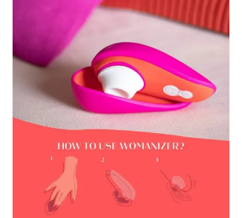Бесконтактный стимулятор клитора Womanizer Liberty by Lily Allen Rebellious Pink