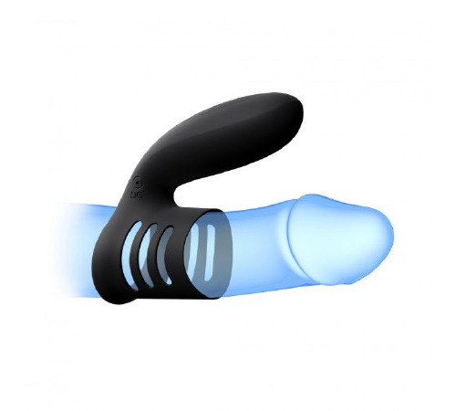 Вибронасадка 2в1 Love To Love Wering: эрекционное виброкольцо и вибронасадка на член