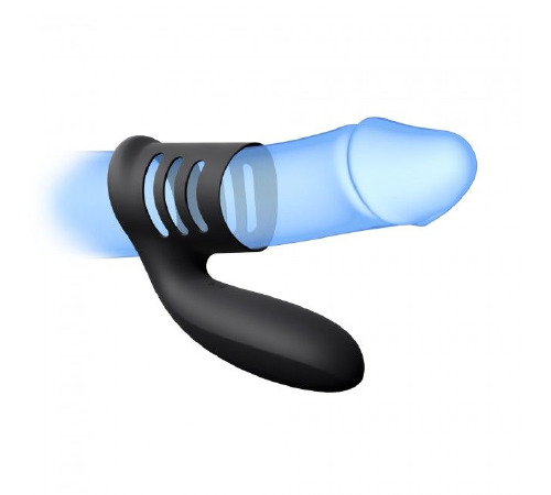 Вибронасадка 2в1 Love To Love Wering: эрекционное виброкольцо и вибронасадка на член