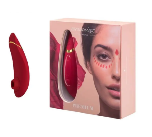 Бесконтактный Клиторальный Стимулятор Womanizer Premium, Red