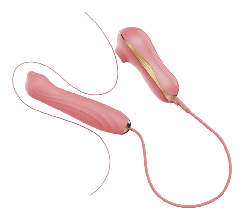 Набір 3в1 Zalo — UNICORN Set Pink, віброяйце, пульсатор, вакуумний стимулятор