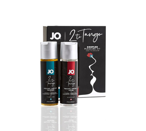 Набор смазок для пары System JO 2-TO-TANGO: согревающая для него и стимулирующая для нее