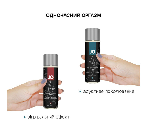 Набор смазок для пары System JO 2-TO-TANGO: согревающая для него и стимулирующая для нее