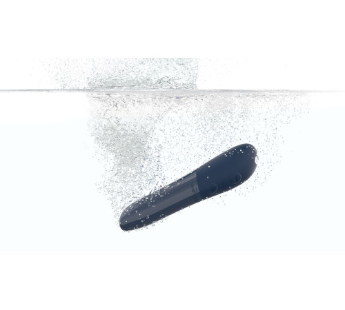 Мощная вибропуля Tango X Midnight Blue by We-Vibe, 7 режимов вибрации, 8 уровней интенсивности