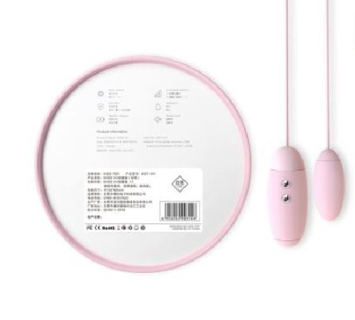 Вакуумний стимулятор з віброяйцем 2-в-1 KISTOY Miss VV Pink