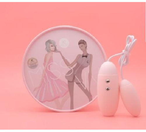 Вакуумний стимулятор з віброяйцем 2-в-1 KISTOY Miss VV Pink