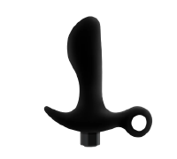 Анальная пробка Blush Anal Adventures Platinum Silicone Vibrating Pros