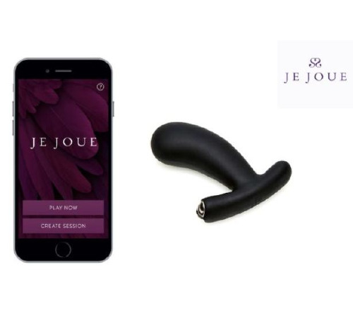 Смарт-массажер простаты Je Joue - NUO Black с двумя моторами и глубокой вибрацией